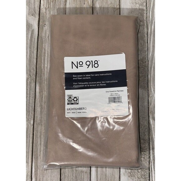 Emily Voile Sheer 59" x 95" Rod Pocket Top Curtain Panel Oat Beige Window - Picture 1 of 2